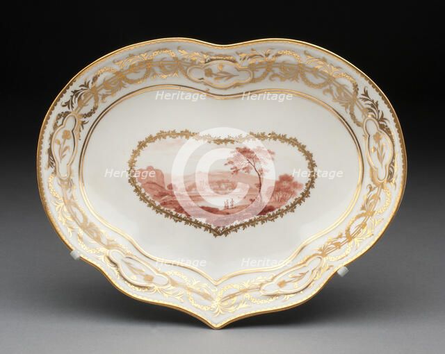 Dish, Derby, 1780/95. Creator: Derby Porcelain Manufactory England.
