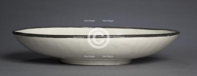 Dish: Ding ware, 12th Century. Creator: Unknown.