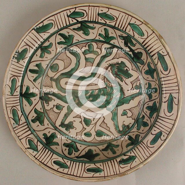 Dish, Italian, early 15th century. Creator: Unknown.