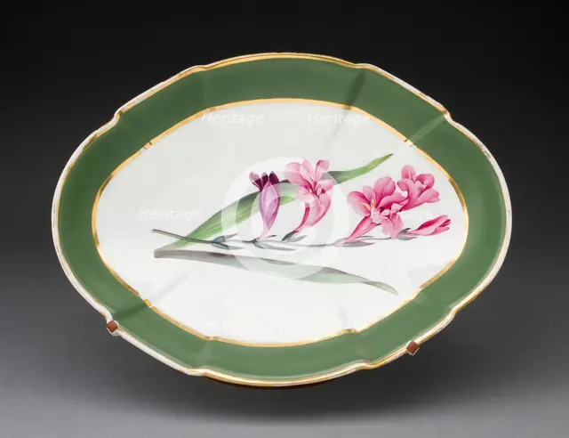 Dish, Longport, 1794. Creator: Davenport Pottery and Porcelain Factories.