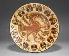 Dish, Staffordshire, 1690/1710. Creator: Staffordshire Potteries