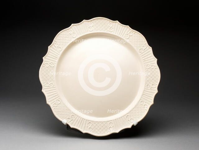 Dish, Staffordshire, 1750/59. Creator: Staffordshire Potteries.