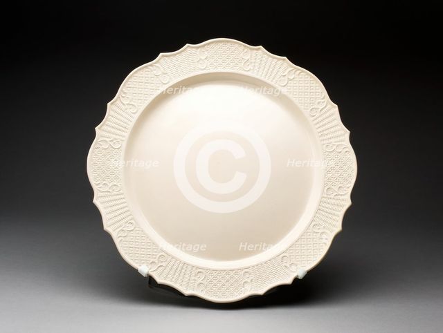 Dish, Staffordshire, 1750/59. Creator: Staffordshire Potteries.
