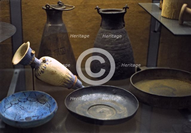 Dishes from the tomb of Kha (Deir el Medina, 1400 b.C.).