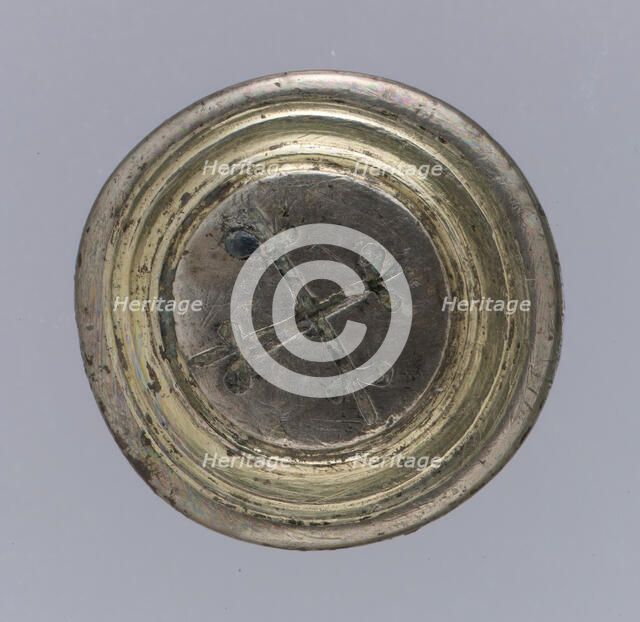 Disk terminal, Late Roman, late 4th-early 5th century. Creator: Unknown.