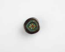 Disk-bead, with a longitudinal bore, Ptolemaic Dynasty or Roman Period, 305 BCE-19 CE. Creator: Unknown