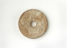Disk (bi), Western Han dynasty, 206 BCE-9 CE. Creator: Unknown