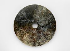Disk (bi ?) with incised glyph, Late Neolithic period, ca. 3300-2250 BCE. Creator: Unknown;Unknown
