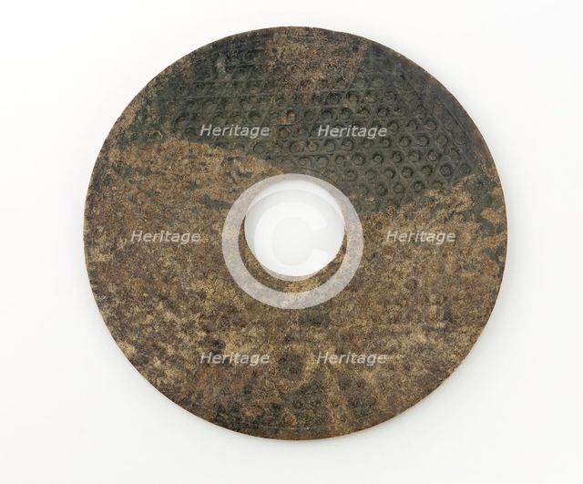 Disk (bi) with knobs, Eastern Zhou dynasty, 475-221 BCE. Creator: Unknown.