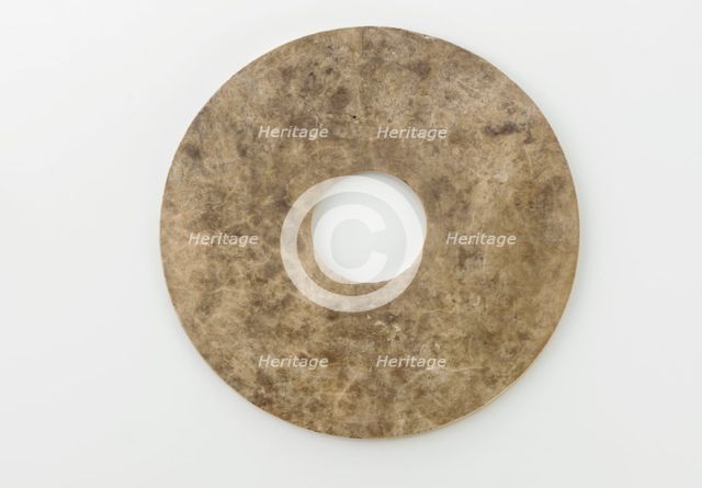 Disk (bi) with spirals, Eastern Zhou dynasty, 475-221 BCE. Creator: Unknown.
