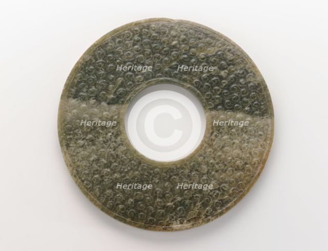 Disk (bi), Eastern Zhou dynasty, 4th-3rd century BCE. Creator: Unknown.
