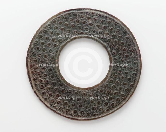 Disk (bi), Eastern Zhou dynasty, 4th-3rd century BCE. Creator: Unknown.