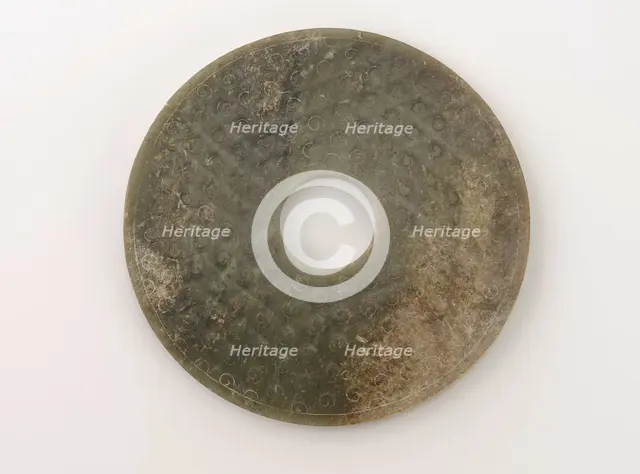 Disk (bi), Eastern Zhou to Western Han dynasty, 3rd century BCE. Creator: Unknown.