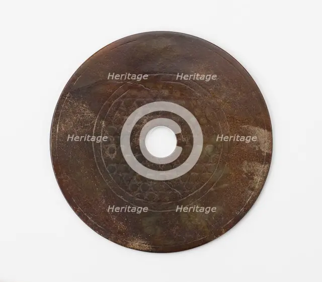 Disk (bi), Han dynasty, 206 BCE-220 CE. Creator: Unknown.