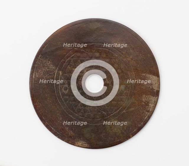 Disk (bi), Han dynasty, 206 BCE-220 CE. Creator: Unknown.