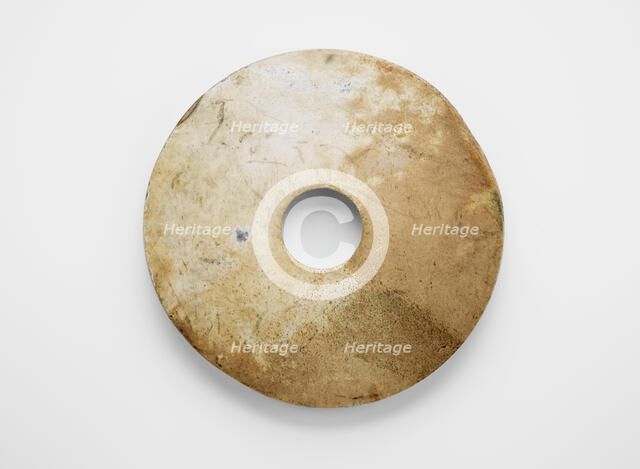 Disk (bi ?), Late Neolithic period, ca. 2000-1000 BCE. Creator: Unknown.