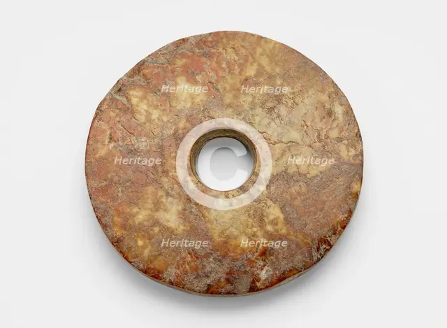 Disk (bi ?), Late Neolithic period, ca. 3300-2250 BCE. Creator: Unknown;Unknown.