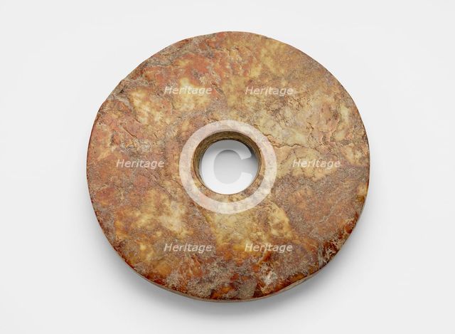 Disk (bi ?), Late Neolithic period, ca. 3300-2250 BCE. Creator: Unknown;Unknown.