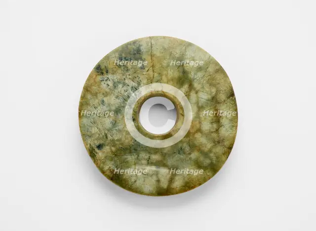 Disk (bi ?), Late Neolithic period, ca. 3300-2250 BCE. Creator: Unknown;Unknown.