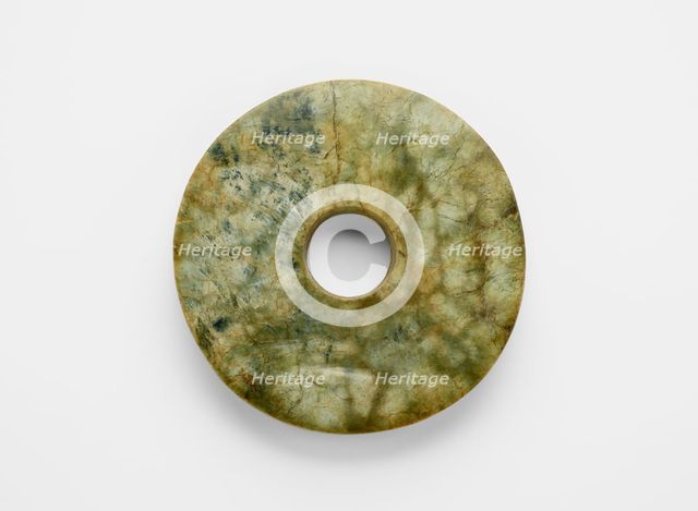 Disk (bi ?), Late Neolithic period, ca. 3300-2250 BCE. Creator: Unknown;Unknown.