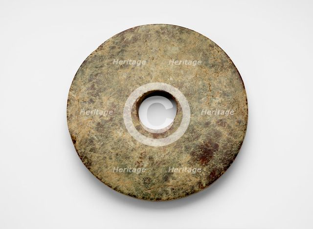 Disk (bi ?), Late Neolithic period, ca. 3300-2250 BCE. Creator: Unknown;Unknown.