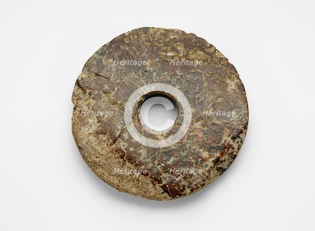 Disk (bi ?), Late Neolithic period, ca. 3300-2250 BCE. Creator: Unknown.
