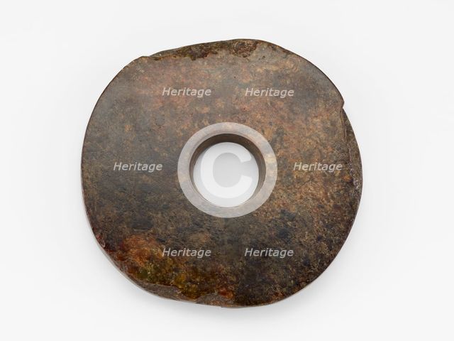Disk (bi ?), Late Neolithic period, ca. 3300-2250 BCE. Creator: Unknown.