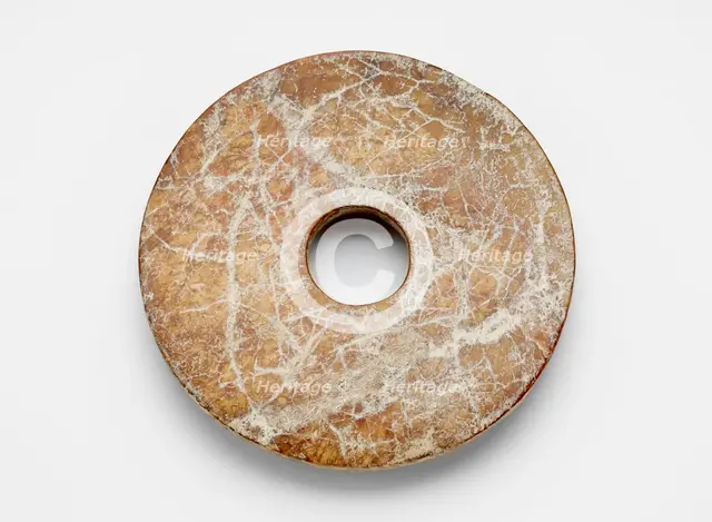 Disk (bi ?), Late Neolithic period, ca. 3300-2250 BCE. Creator: Unknown.