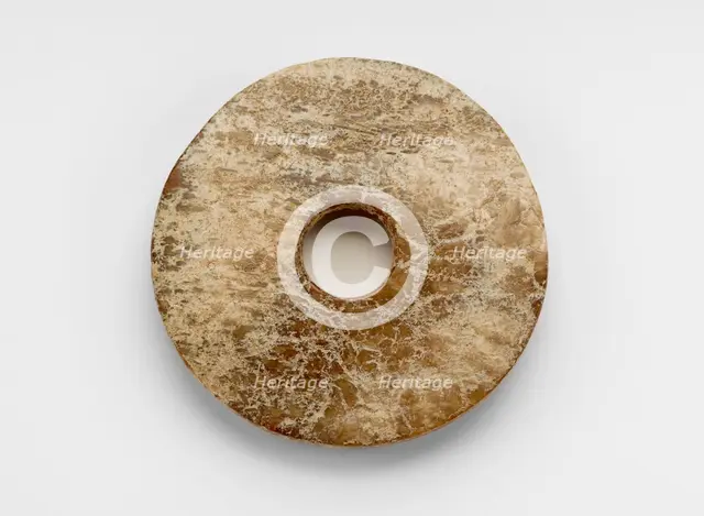 Disk (bi ?), Late Neolithic period, ca. 3300-2250 BCE. Creator: Unknown.