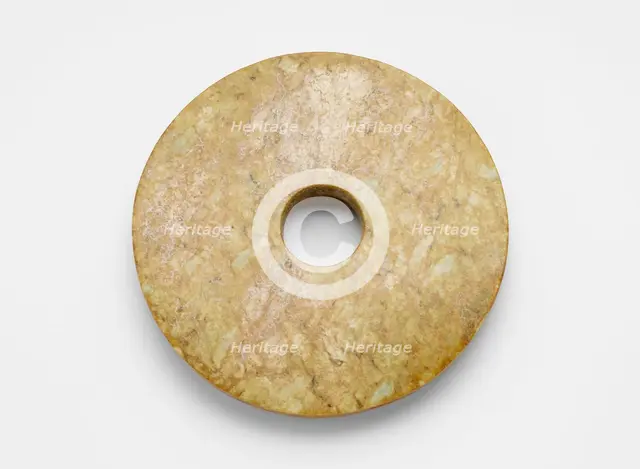 Disk (bi ?), Late Neolithic period, ca. 3300-2250 BCE. Creator: Unknown.