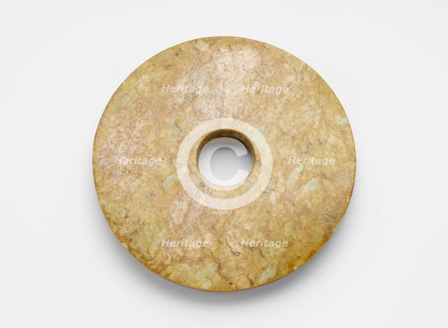 Disk (bi ?), Late Neolithic period, ca. 3300-2250 BCE. Creator: Unknown.