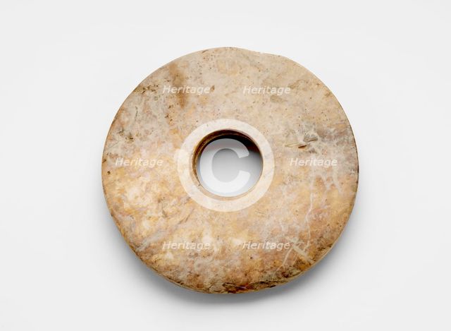 Disk (bi ?), Late Neolithic period, ca. 3300-2250 BCE. Creator: Unknown.