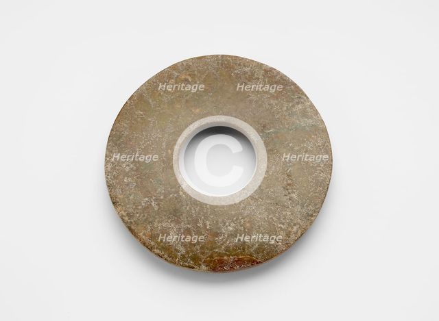 Disk (bi ?), Late Neolithic period, ca. 3300-2250 BCE. Creator: Unknown.