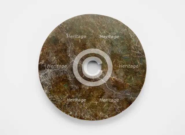Disk (bi ?), Late Neolithic period, ca. 3300-2250 BCE. Creator: Unknown.