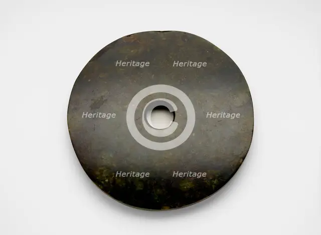 Disk (bi ?), Late Neolithic period, ca. 3300-2250 BCE. Creator: Unknown.