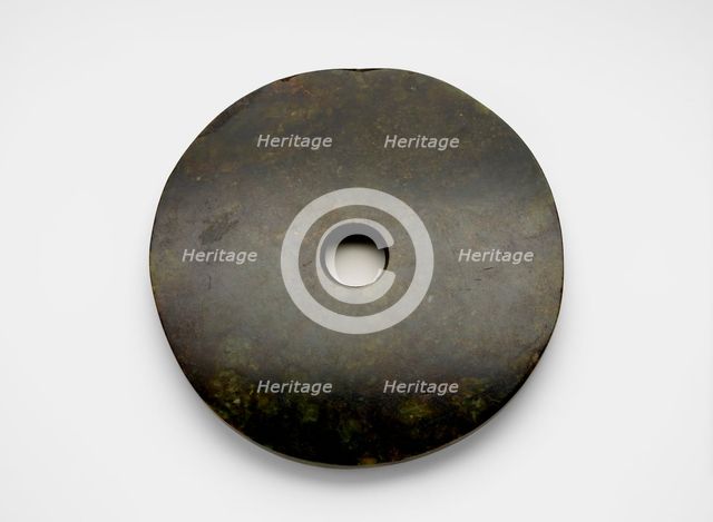 Disk (bi ?), Late Neolithic period, ca. 3300-2250 BCE. Creator: Unknown.