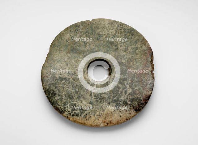 Disk (bi ?), Late Neolithic period, ca. 3300-2250 BCE. Creator: Unknown.
