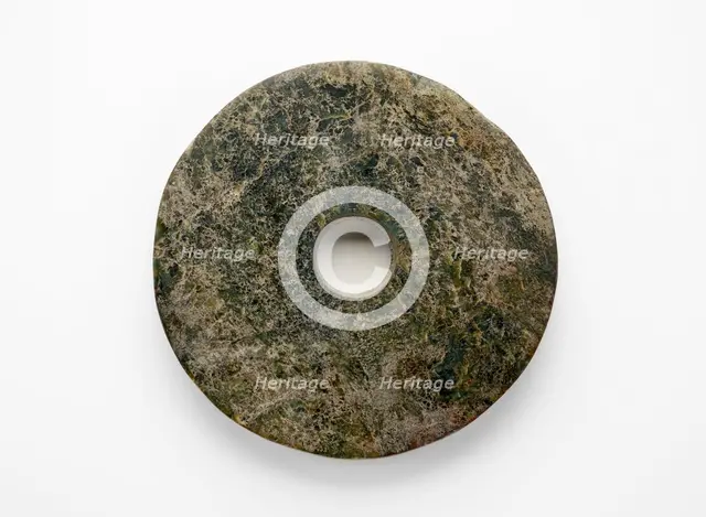 Disk (bi ?), Late Neolithic period, ca. 3300-2250 BCE. Creator: Unknown.