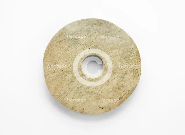 Disk (bi ?), Late Neolithic period, ca. 3300-2250 BCE. Creator: Unknown.