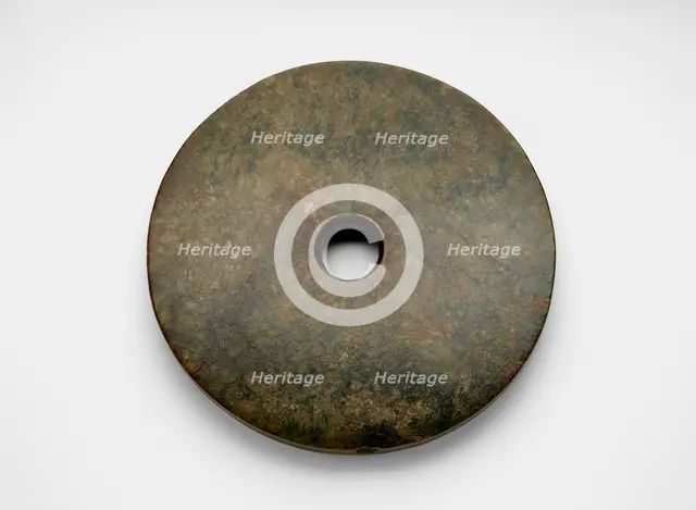 Disk (bi ?), Late Neolithic period, ca. 3300-2250 BCE. Creator: Unknown.