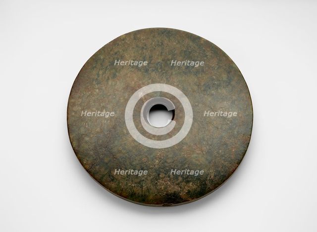 Disk (bi ?), Late Neolithic period, ca. 3300-2250 BCE. Creator: Unknown.