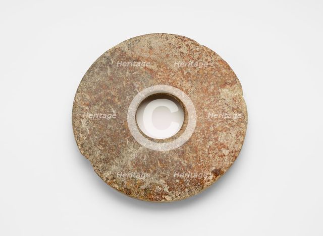 Disk (bi ?), Late Neolithic period, ca. 3300-2250 BCE. Creator: Unknown.