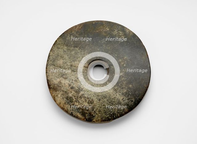 Disk (bi ?), Late Neolithic period, ca. 3300-2250 BCE. Creator: Unknown.