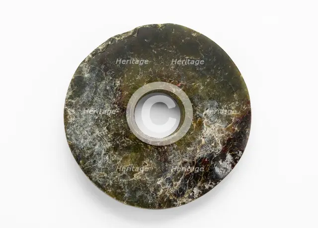 Disk (bi ?), Late Neolithic period, ca. 3300-2250 BCE. Creator: Unknown.