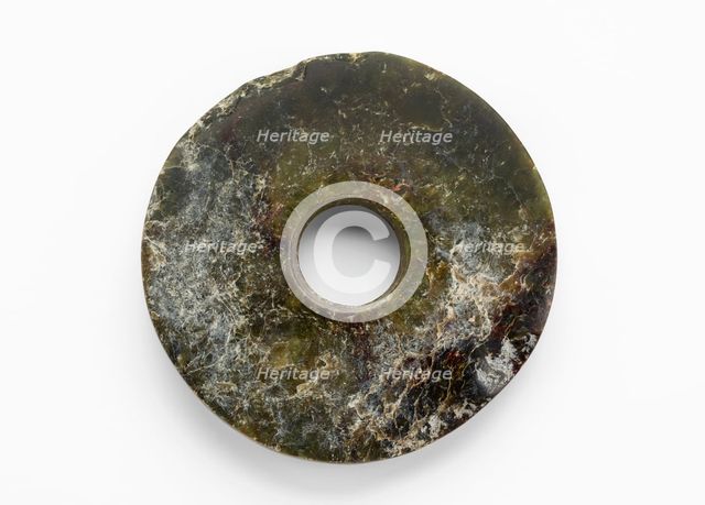 Disk (bi ?), Late Neolithic period, ca. 3300-2250 BCE. Creator: Unknown.