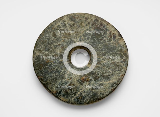 Disk (bi ?), Late Neolithic period, ca. 3300-2250 BCE. Creator: Unknown.