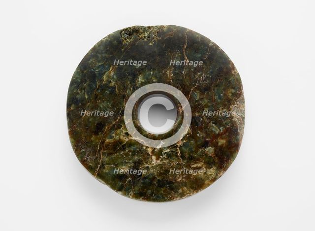 Disk (bi ?), Late Neolithic period, ca. 3300-2250 BCE. Creator: Unknown.