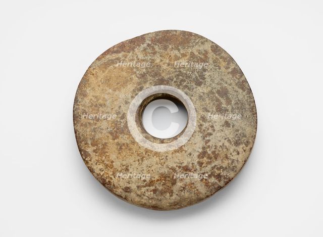 Disk (bi ?), Late Neolithic period, ca. 3300-2250 BCE. Creator: Unknown.