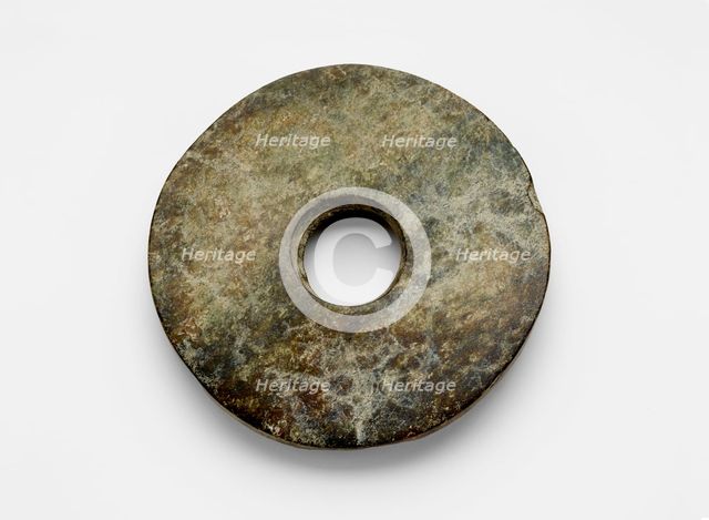 Disk (bi ?), Late Neolithic period, ca. 3300-2250 BCE. Creator: Unknown.