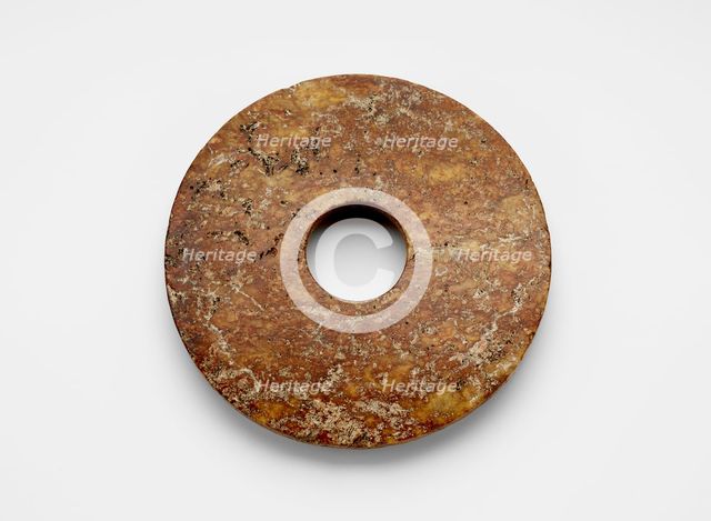 Disk (bi ?), Late Neolithic period, ca. 3300-2250 BCE. Creator: Unknown.